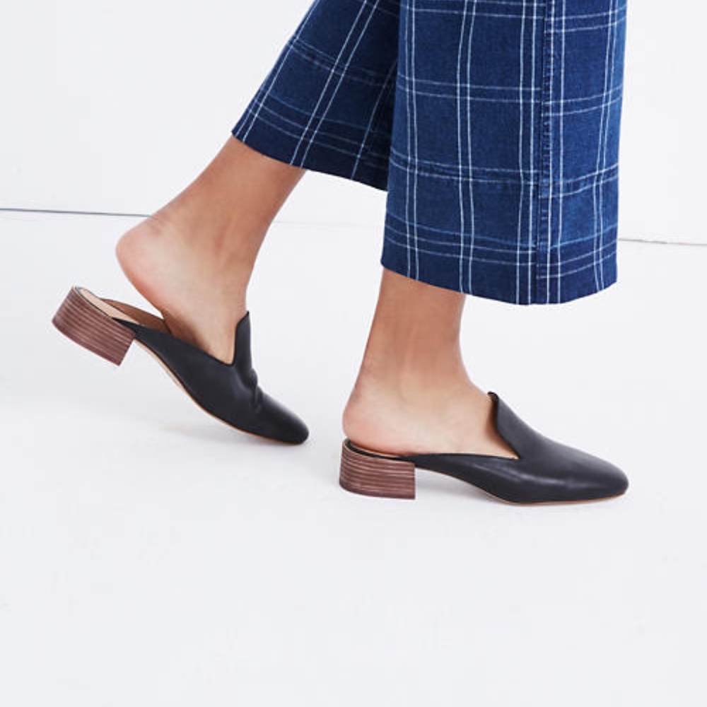 Madewell Willa Loafer Mule Black